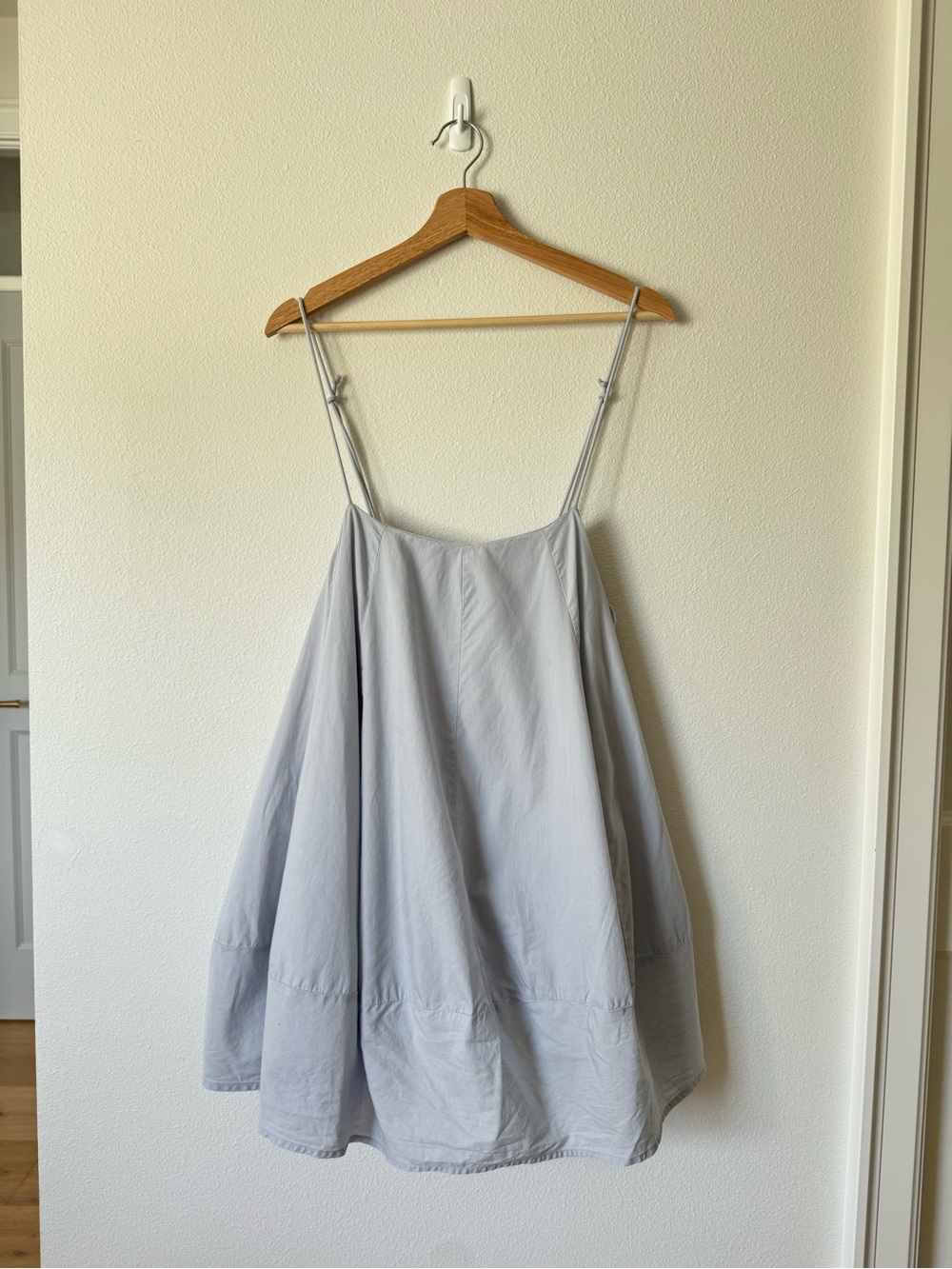 Free People Light Gray Spaghetti Strap Chemise
